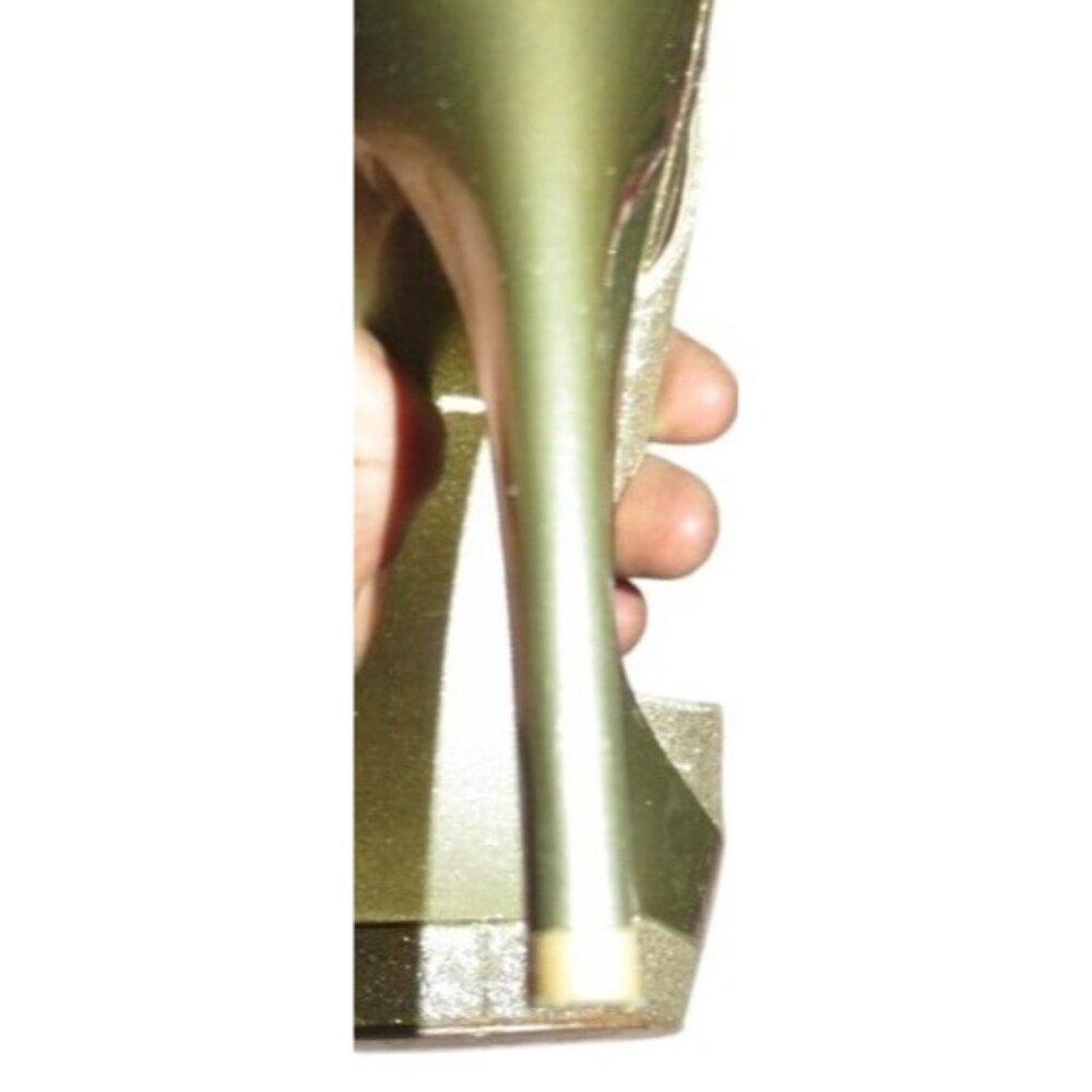 PELLE MODA Gleam Gold Glitter Slingback Pumps Heels size 8.5 Sexy Stilettos - Picture 10 of 14
